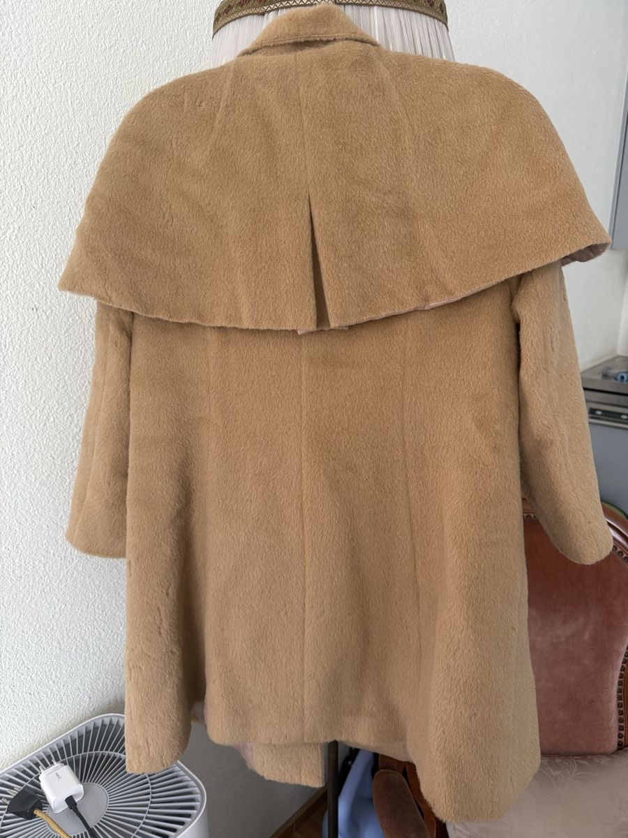 Cappotti: Morine Comte Marant Camel Cape Coat Wool Blend Size 4 – Usato da Zürich venduto da wil_2sm9 5