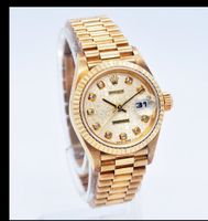 Rolex - 18K Oyster Perpetual Datejust Ladies Diamonds - Ref.