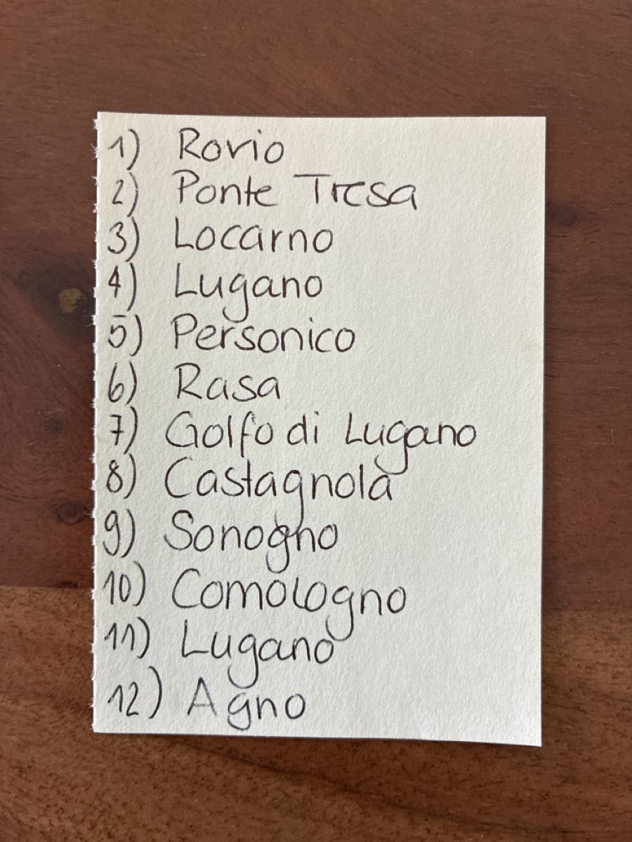 Cartoline postali: 12 Ansichtskarten diverse vom Ticino – Usato da Oftringen venduto da Cla.vD.74 2