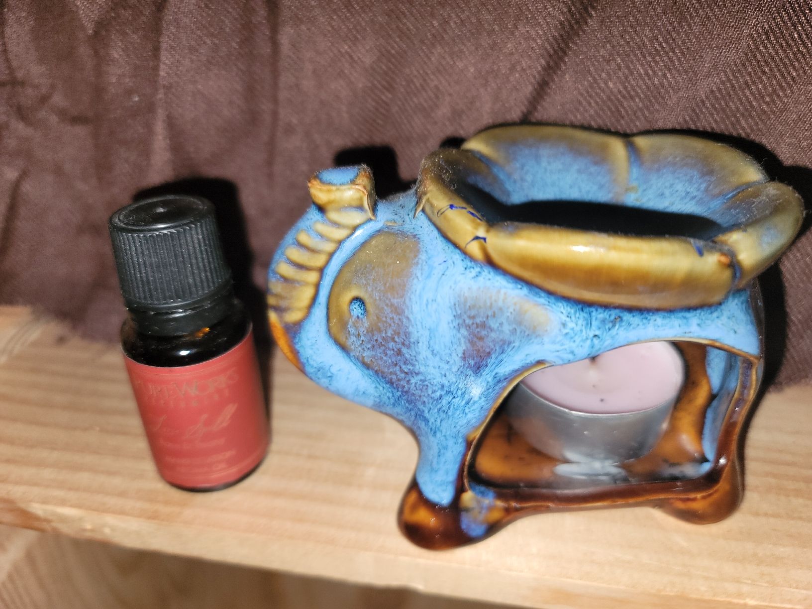 Kerzenständer: Keramik Elefant, Duftöl Rose & Peony, Ceramic aroma diffuser – Gebraucht aus Zollikerberg von Nice_Name 7
