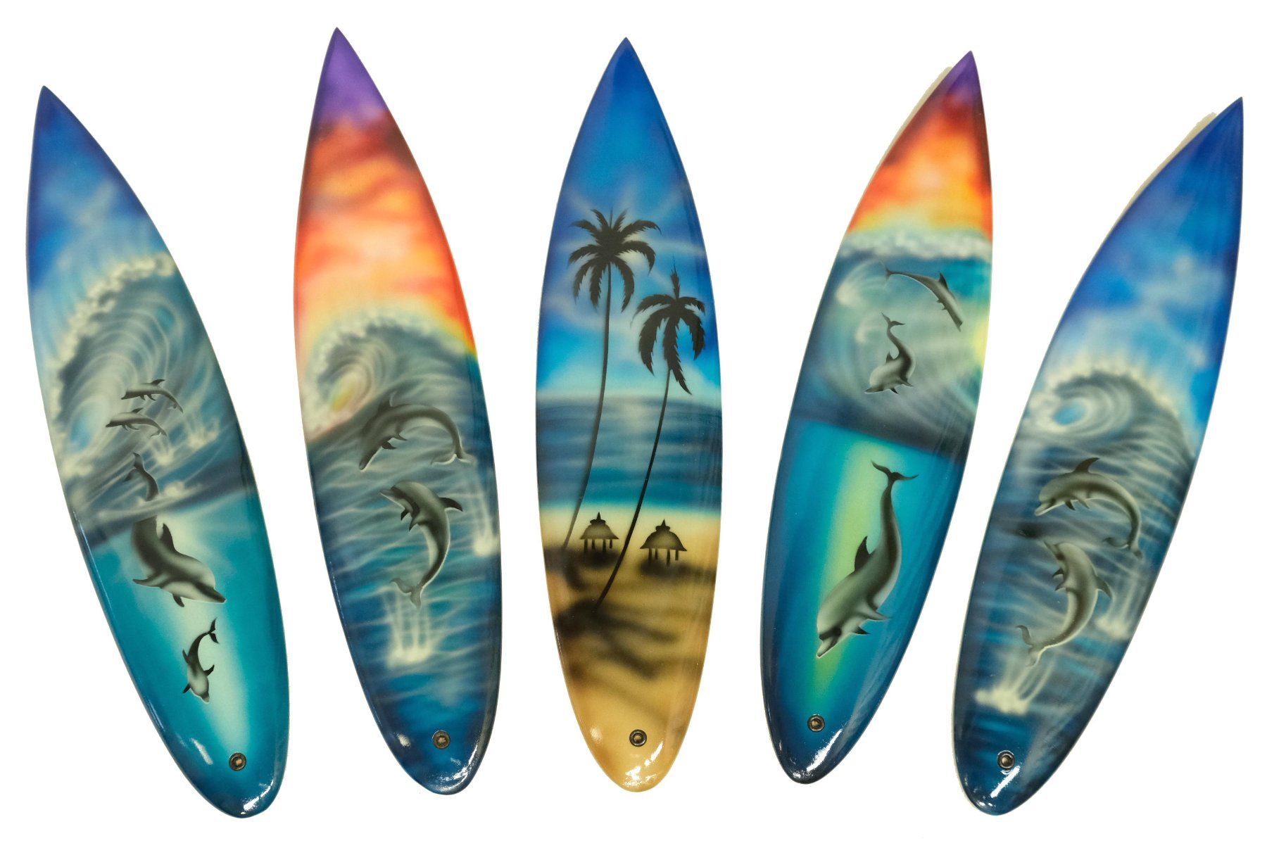 Tutte le decorazioni: Deko Surfboard Surfbrett 38cm, Set 5 Stück – Usato da Zürich venduto da Masala-Oase