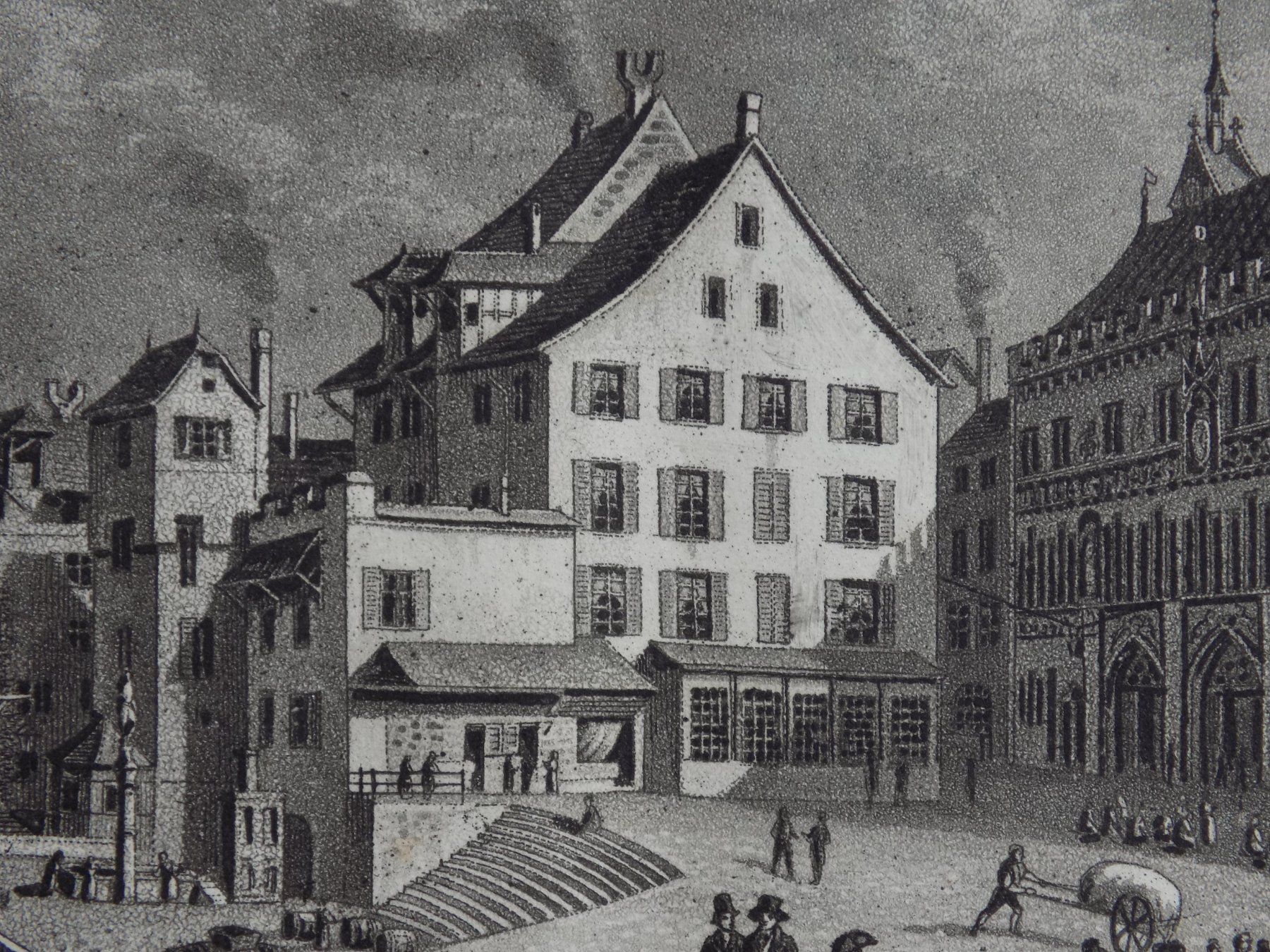Incisioni: Basel der Marktplatz – Usato da Risch venduto da Rischli15 8