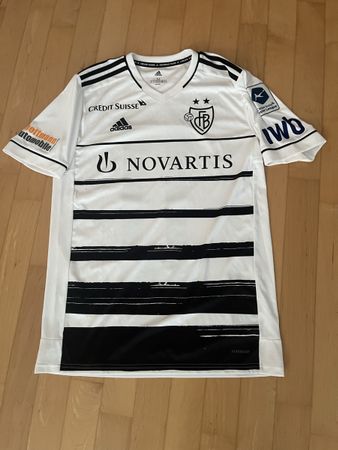 Fussballtrikot FC Basel 11 Pululu Adidas Grösse M