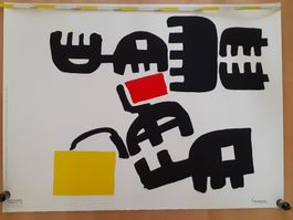 GIUSEPPE CAPOGROSSI Surface 324 Siebdruck(ca 1,35 x 1m) 1988