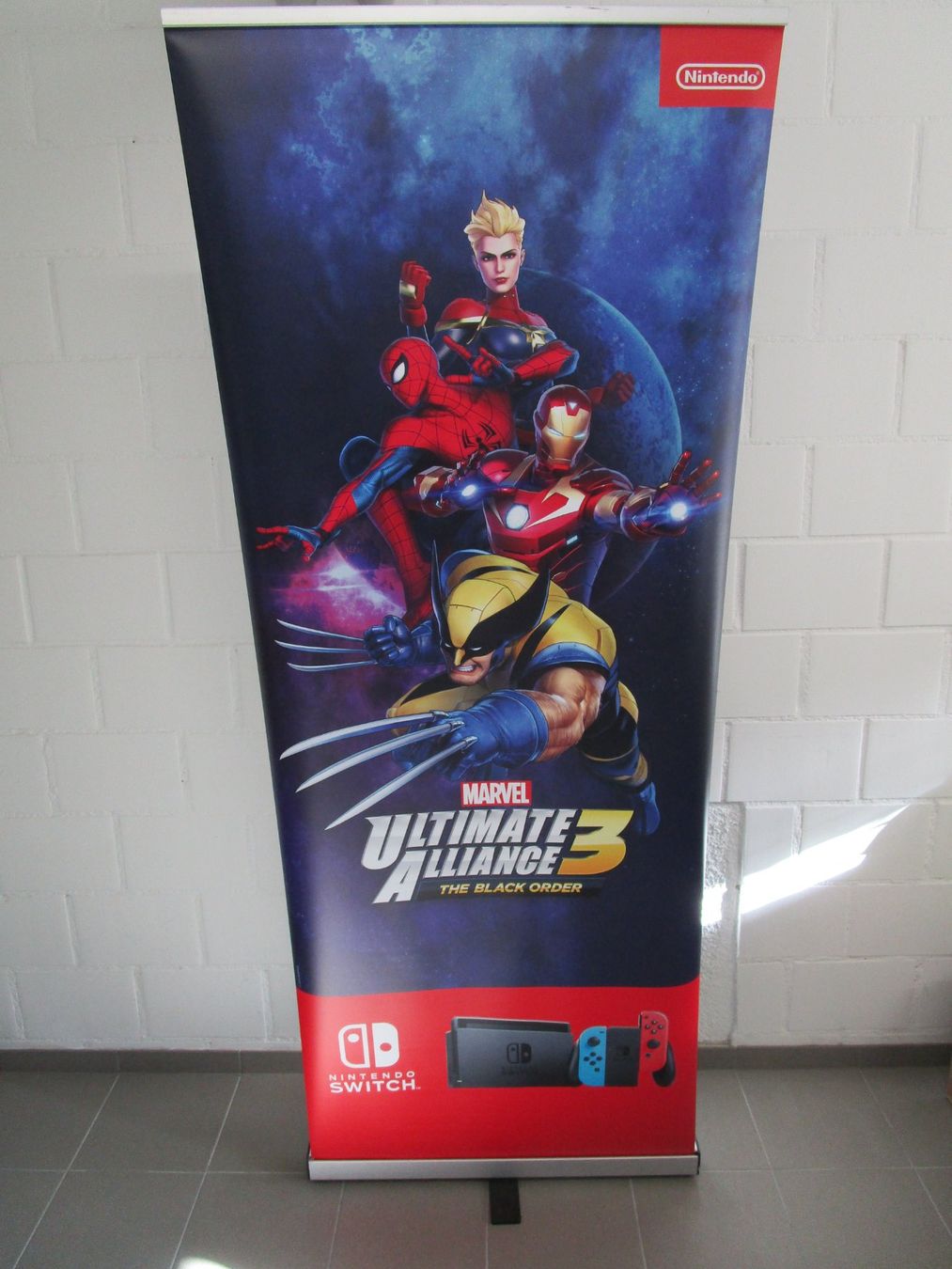 Giochi: Roll-Up Werbebanner Marvel Ultimate Alliance 3 - Switch – Usato da Goldau venduto da agestuffer