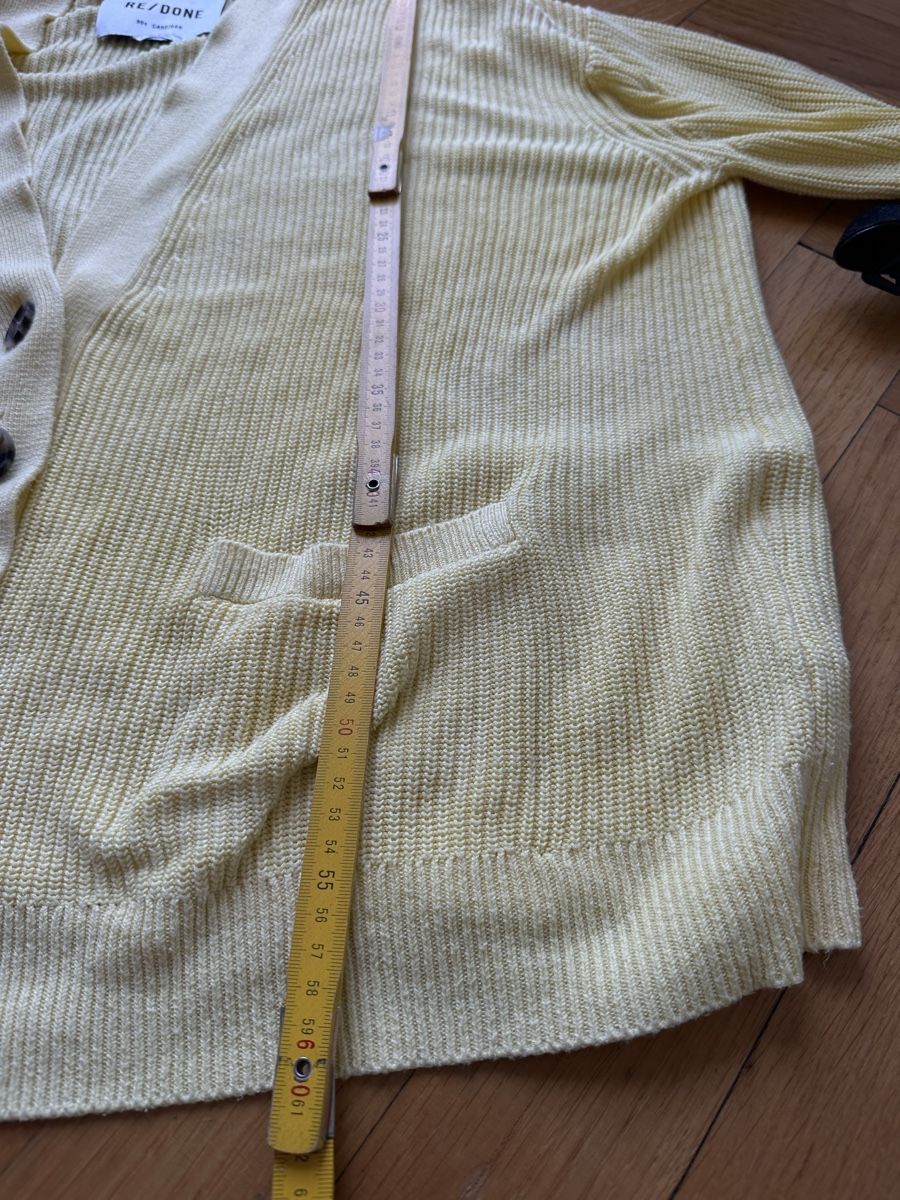Giacche: Cardigan oversize RE/DONE Jaune – Usato da Carouge GE venduto da Dom19dom19 4