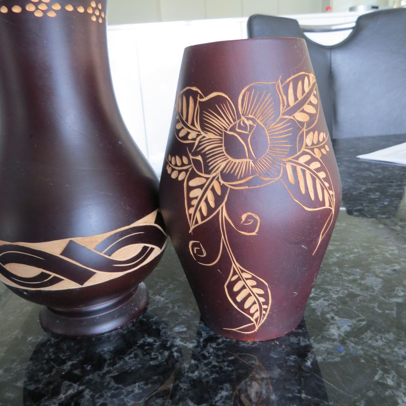 Vasi & Recipienti: Schönen Vase aus Holz – Nuovo e nell'imballaggio originale da Einsiedeln venduto da rotgypsy1969 2