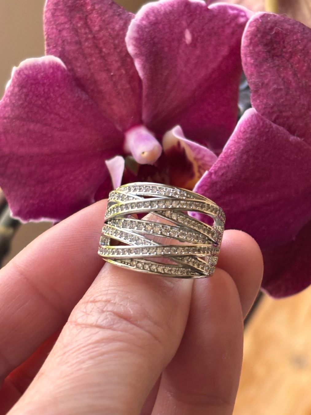 Anelli: Bague liens de zircons ✨ – Nuovo (secondo la descrizione) da Lausanne venduto da mel2dreams 1