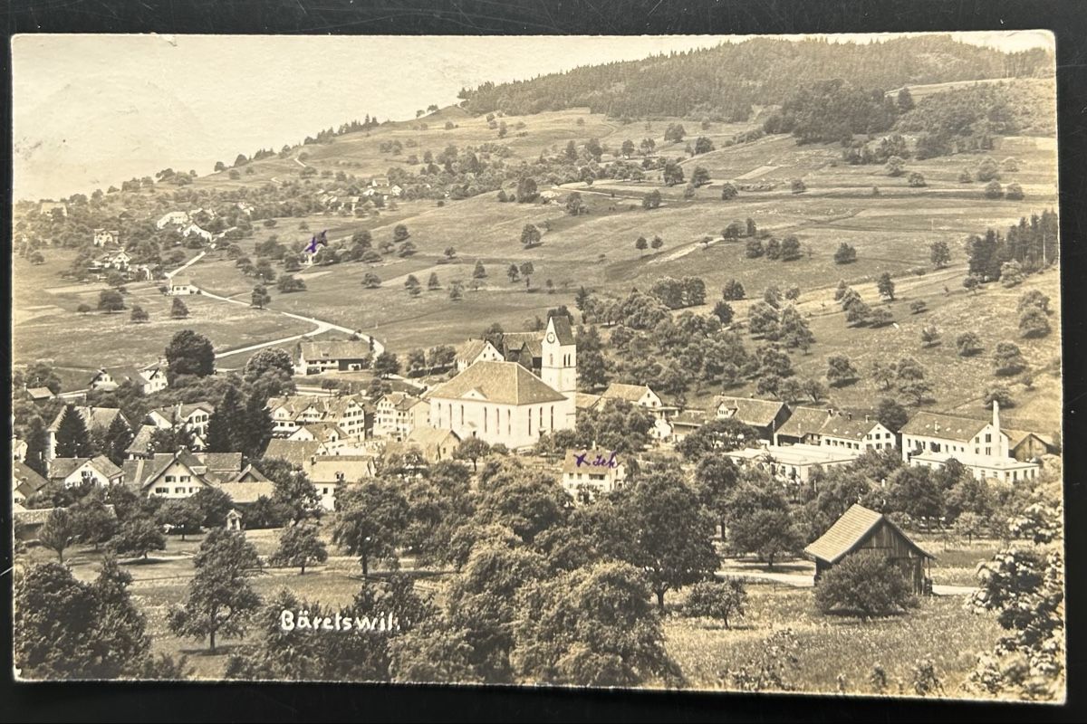 Cartoline postali: Fotokarte Bäretswil  – Usato da Horw venduto da Tellbub