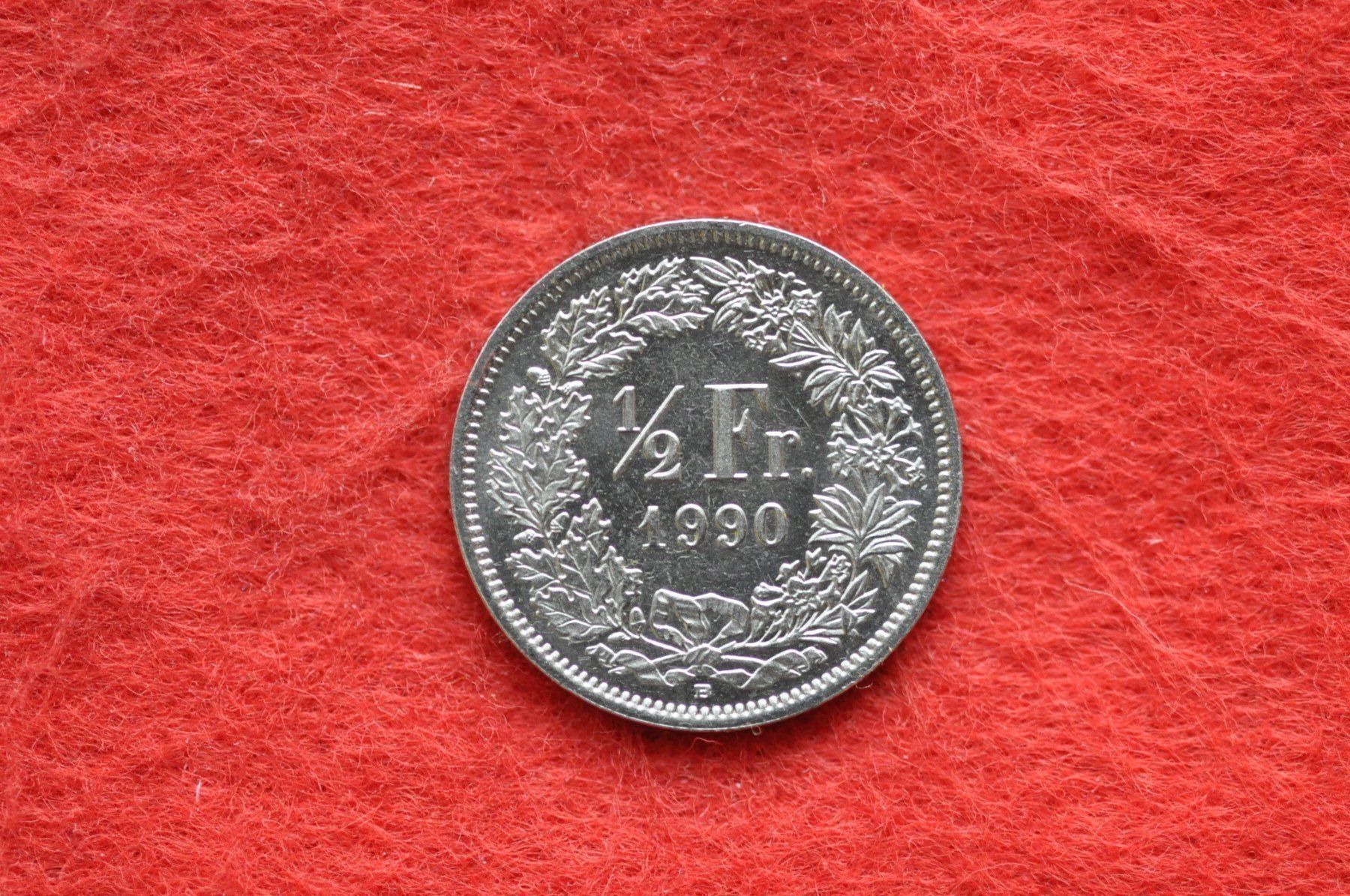 Tutti le monete: 50 rappen 1990 – Usato da Laupen BE venduto da Gufi57