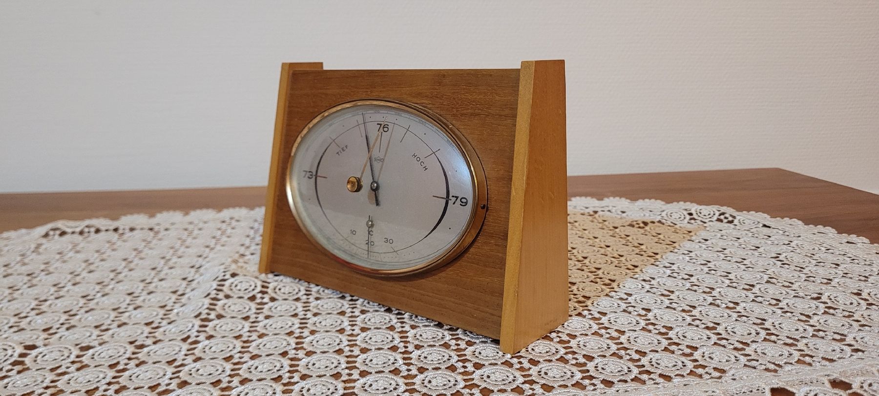 Altro per la casa: Barometer mit Thermometer 1940 – Usato da Schönholzerswilen venduto da jackdanielsy