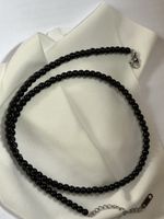 Collier en pierre naturelle 6 mm élégant - neuf et tendance