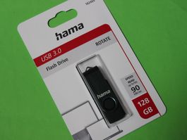 hama USB3.0 Stick Flash Drive Rotate 128 GB originalverpackt