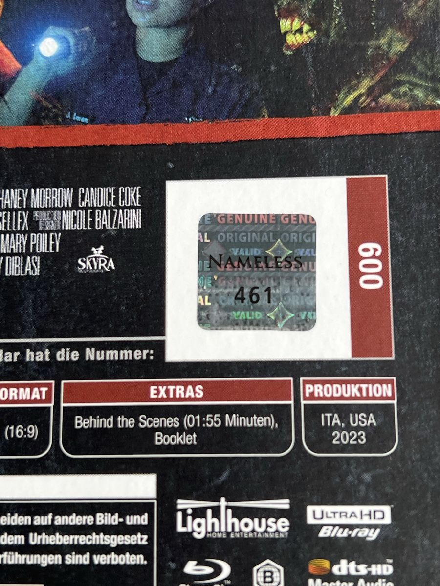 Tutti i DVDs: Malum 2 Disc UHD Mediabook Nameless – Nuovo (secondo la descrizione) da Buckten venduto da Dominoluna 3