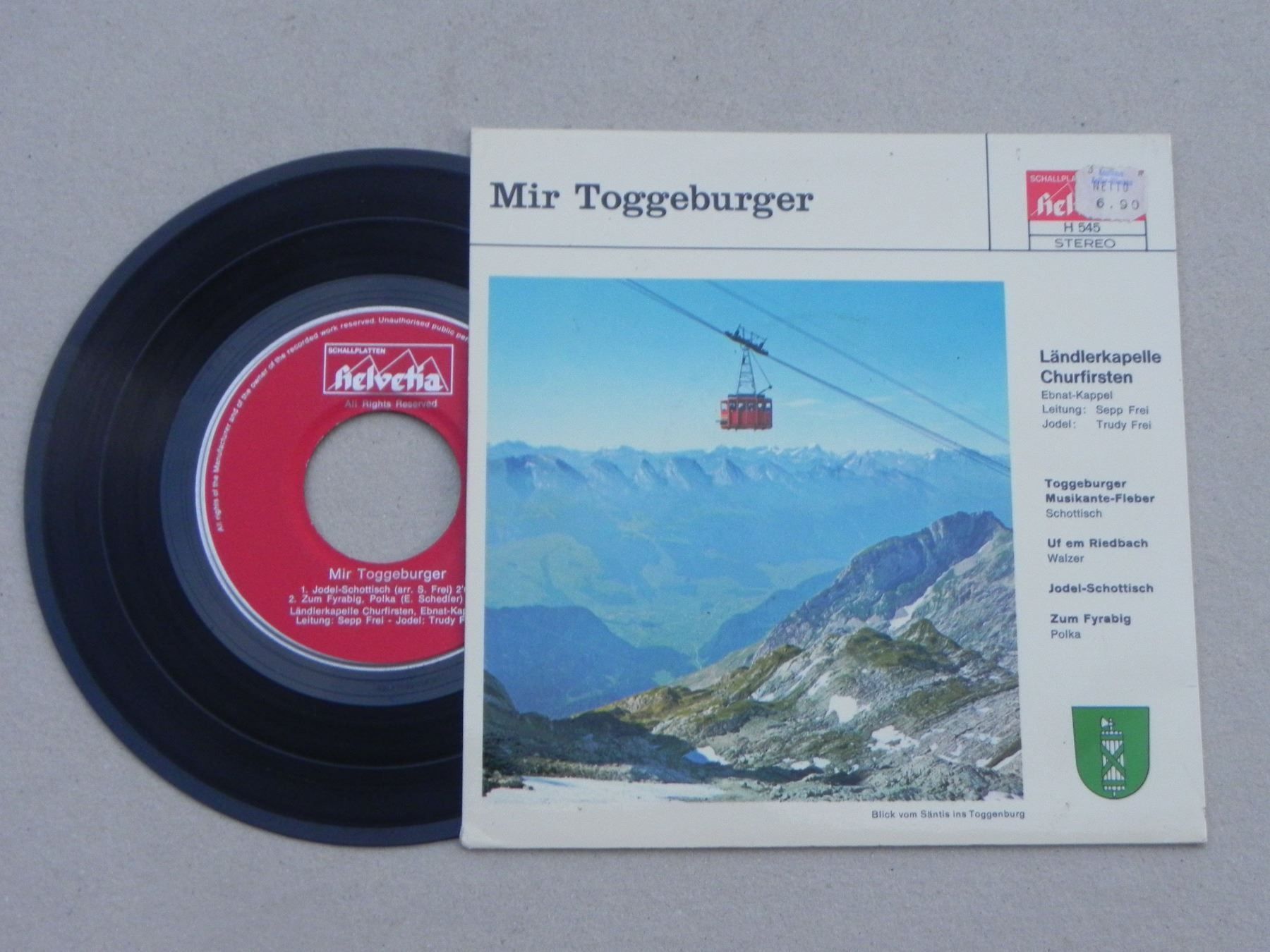 Schallplatten: Volksmusik Single Kapelle Churfirsten – Gebraucht aus Siebnen von krimsie 1