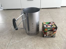 WEBER Anzündkamin/ Anzündhilfe, gross, neu!