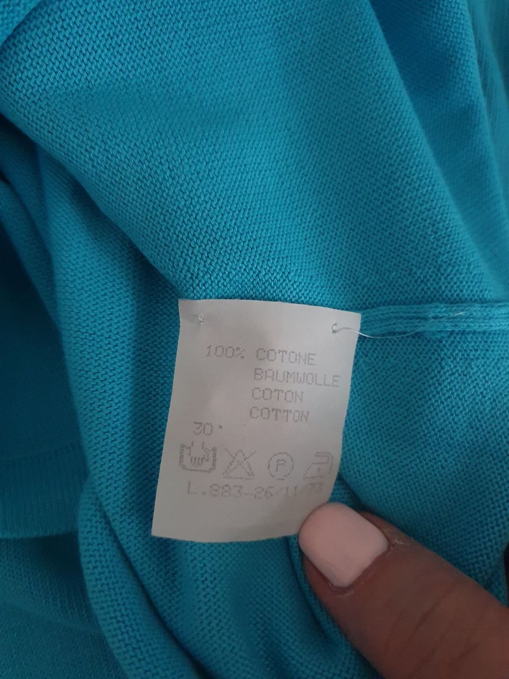 Twinset Lotti di vestiti: Twin set in cotone tg. M turchese – Usato da Chiasso venduto da Ann58 3