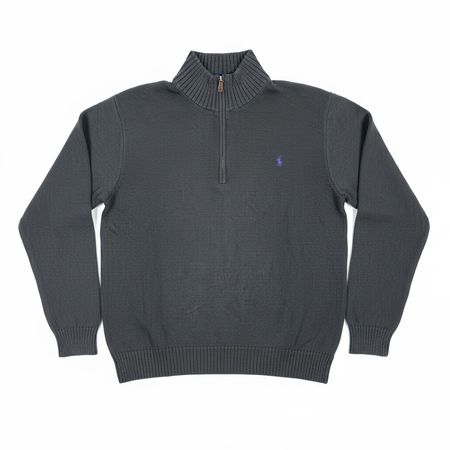Pull demi-zip Polo Ralph Lauren Gris foncé - XL #31