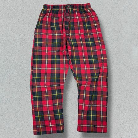 Pantalon Sleepwear Ralph Lauren rouge à carreaux - L