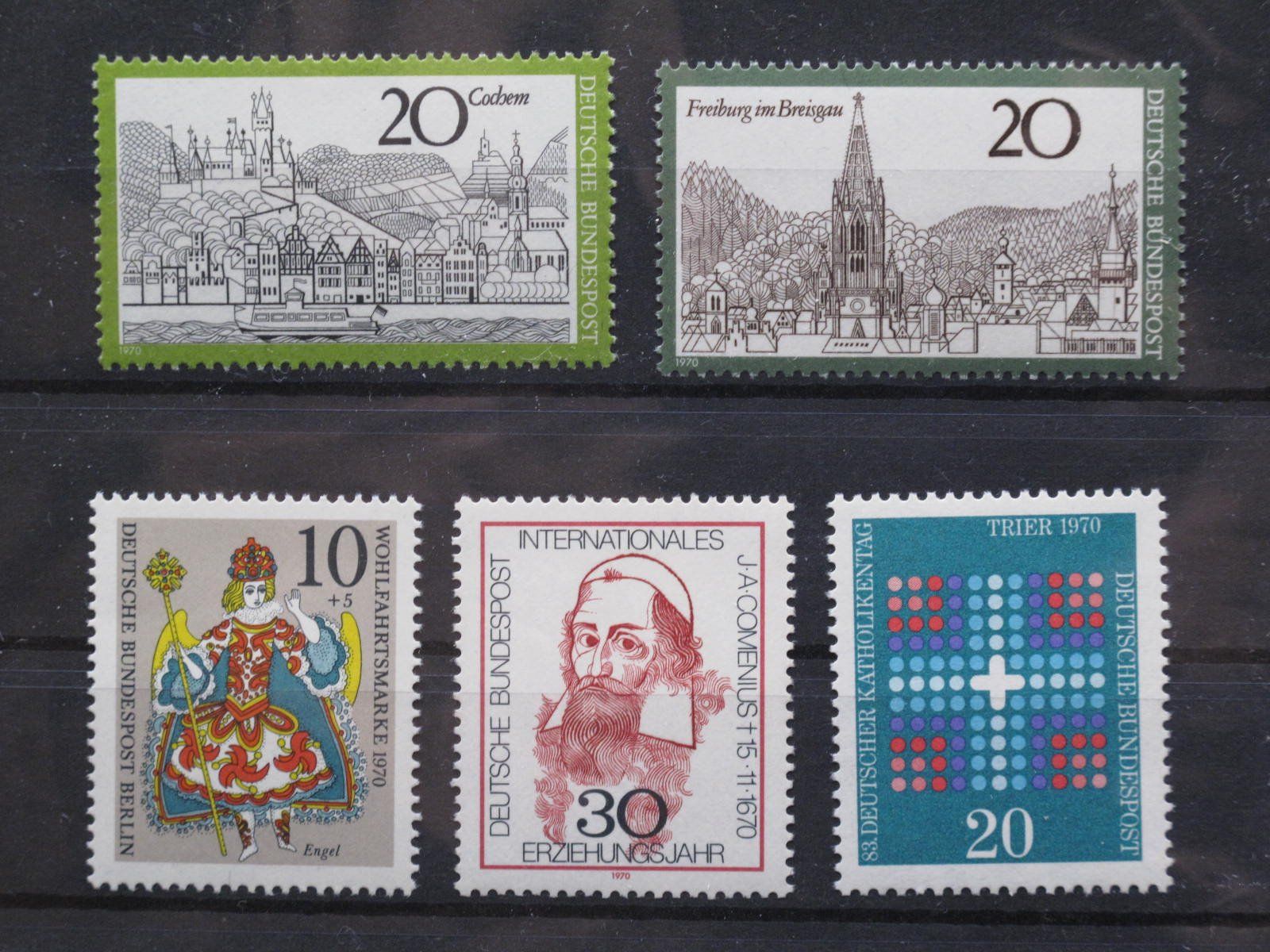 Alle Briefmarken: BRD 1970 Katholikentag / A.Comenicus ** – Gebraucht aus Wil SG von fva01
