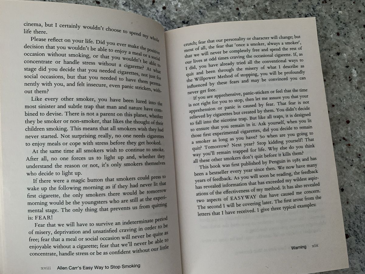 Libri: Allen Carr's Easy Way to Stop Smoking, Book – Nuovo (secondo la descrizione) da Genève venduto da sunsustains 9