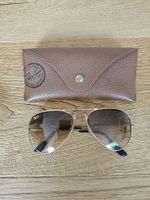 Original Ray Ban Sonnenbrille Braun/Gold