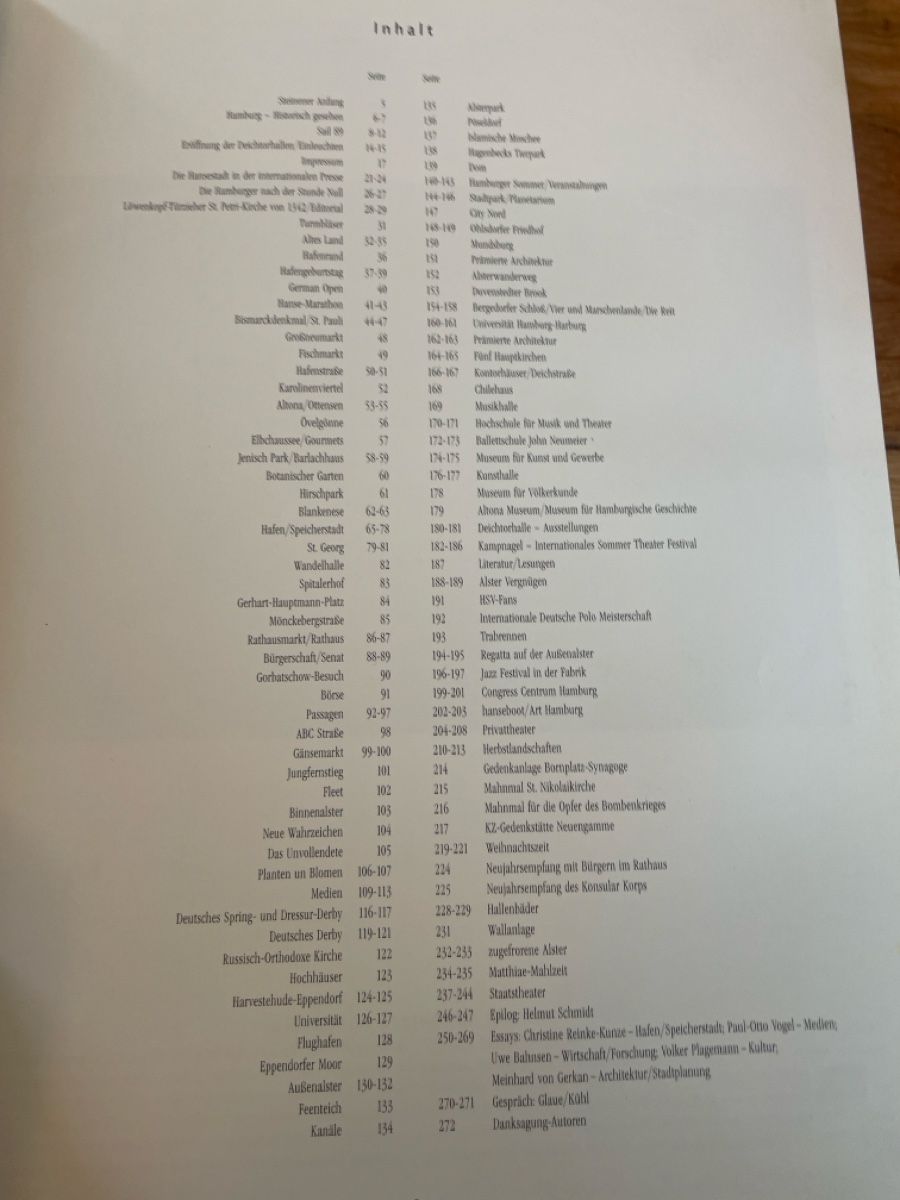 Libri: Buch: Hamburg, das Bild einer Weltstadt – Usato da Winterthur venduto da cheerio97 3