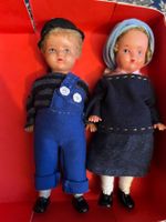 Box mit Puppenpaar 13 cm Trachtenpuppen Junge und Mädchen