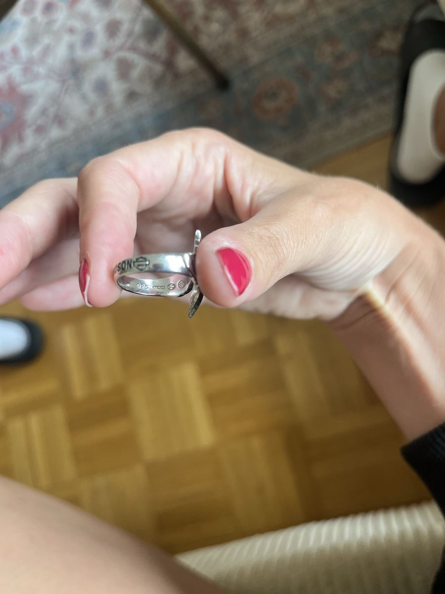 Harley-Davidson Anelli: Harley Davidson Ring Sterling Silver – Usato da Adliswil venduto da Isabel.Blum 2