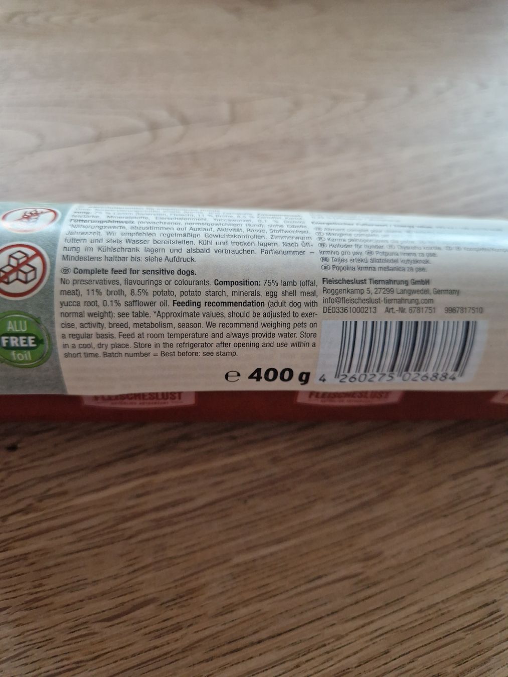 Mangimi: Fleischeslust Lamm – Nuovo (secondo la descrizione) da Grüt (Gossau ZH) venduto da Patriza 3