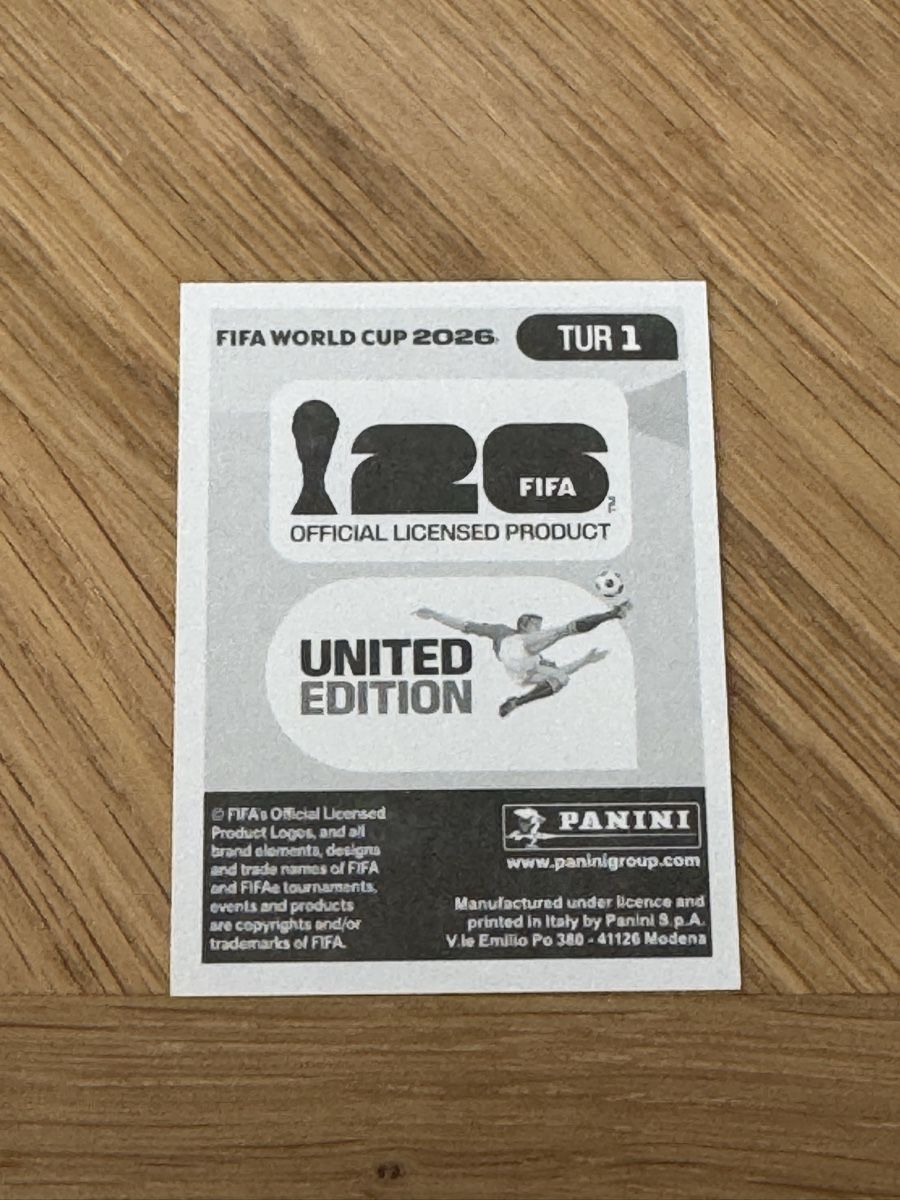 Panini Carte collezionabili: Panini 2026 TUR 1 – Nuovo (secondo la descrizione) da Grand-Lancy venduto da cyr_n5ky 1