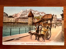 Postkarte Luzern Pilatus1907 Litho (P213)