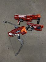Nerf Mega Spielzeugwaffen Set Rot gebraucht