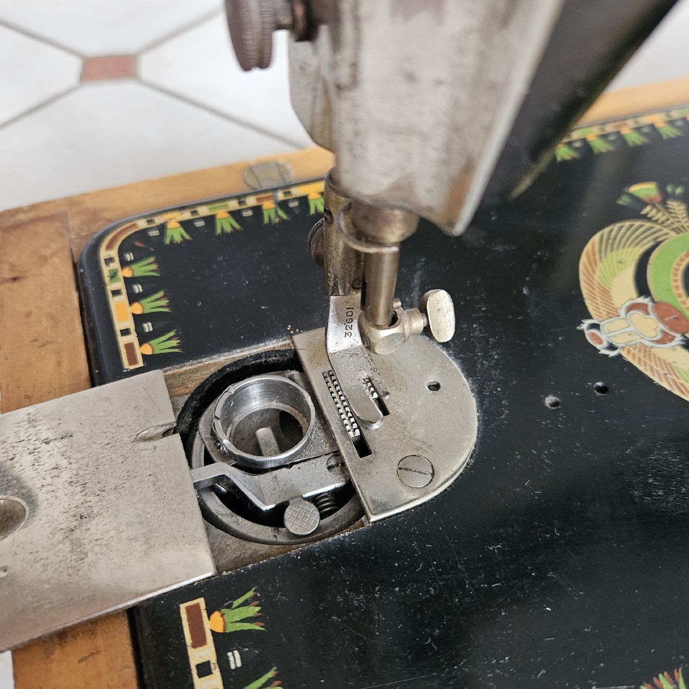 Singer Macchine da cucire: Machine à coudre Singer 28K manivelle Écosse, 1905,  – Usato da Céligny venduto da mon_h2ks 3