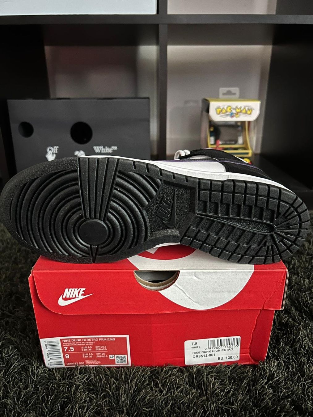 Nike Scarpe da uomo: Nike Dunk Hi Retro PRM EMB Action Grape Gr. 40.5 / US 7.5 – Nuovo e nell'imballaggio originale da Zürich venduto da Matteo1997x 1