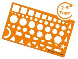 Zeichenschablone NORMOGRAPHE TECHNIC