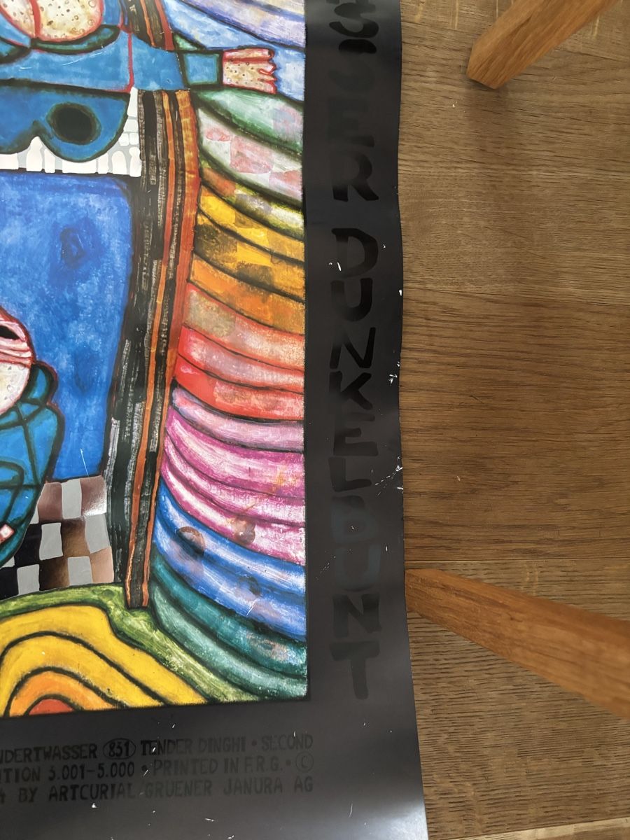 Foto & Immagini: Hundertwasser Poster  – Usato da Würenlos venduto da Ashley24 4