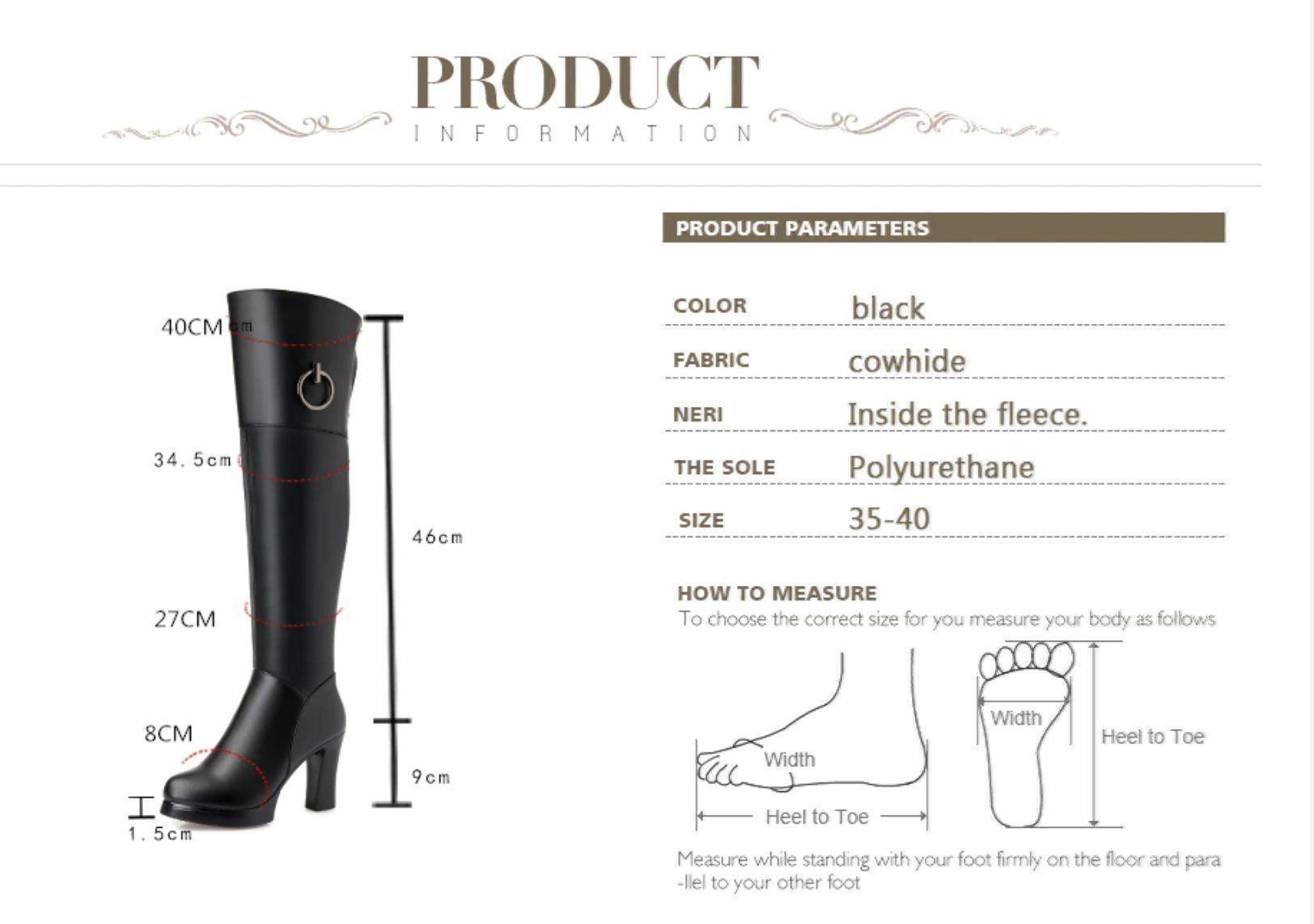 Scarpe da donna: high boots genuine leather women – Nuovo e nell'imballaggio originale da Genève venduto da AGBERG 3