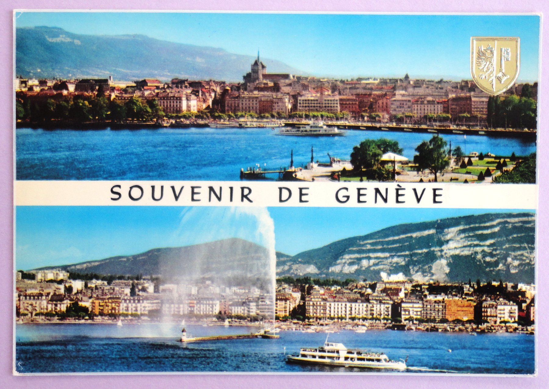 Cartoline postali: Souvenir de Genève – Usato da Fétigny venduto da Billy2miny