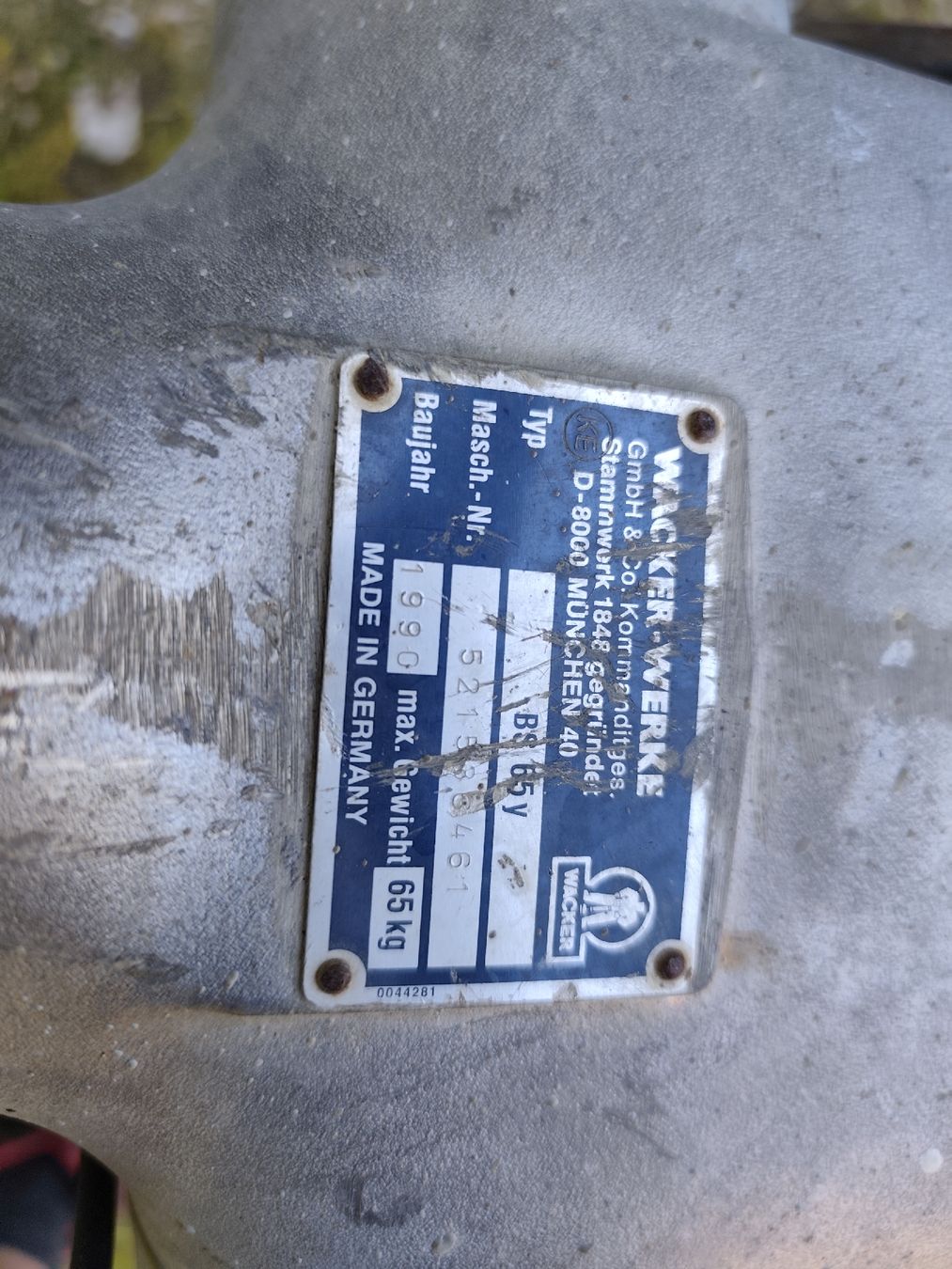 Wacker Neuson Tutte le macchine: Wacker BS65  Grabenstamfer defekt – Difettoso da Bassecourt venduto da Jumat 1