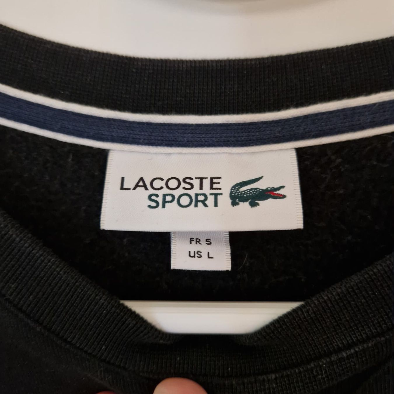 Lacoste Maglioni & Felpe: Pull Lacoste Sport noir, taille L – Usato da Martigny venduto da VisualPixel 2