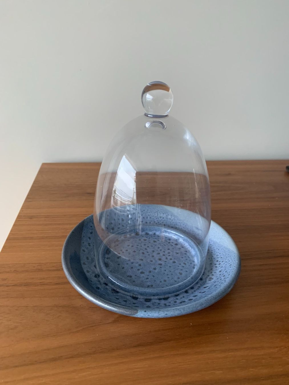 Piatti: Teller Keramik mit Glas Glogge – Nuovo (secondo la descrizione) da Laax GR venduto da wil_66wq 1