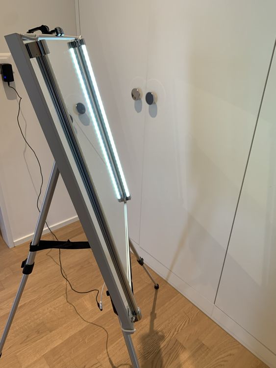 Beleuchteter Make-up Spiegel Mit Touch-Bedienung - 3 Lichtfarben, Dimmbar, Kabellos