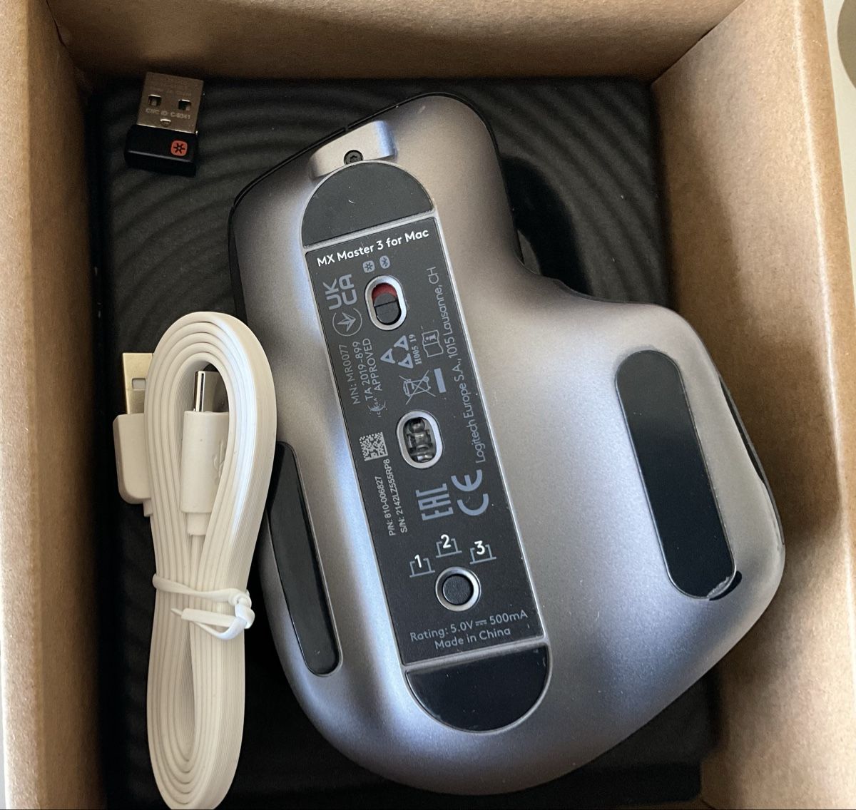Logitech Mouse: Logitech MX Master 3 for Mac wireless mouse black, – Usato da Spiez venduto da amasso1 1