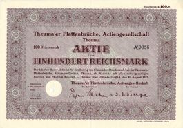 Theuma'er Plattenbrüche AG, Oelsnitz - 1937