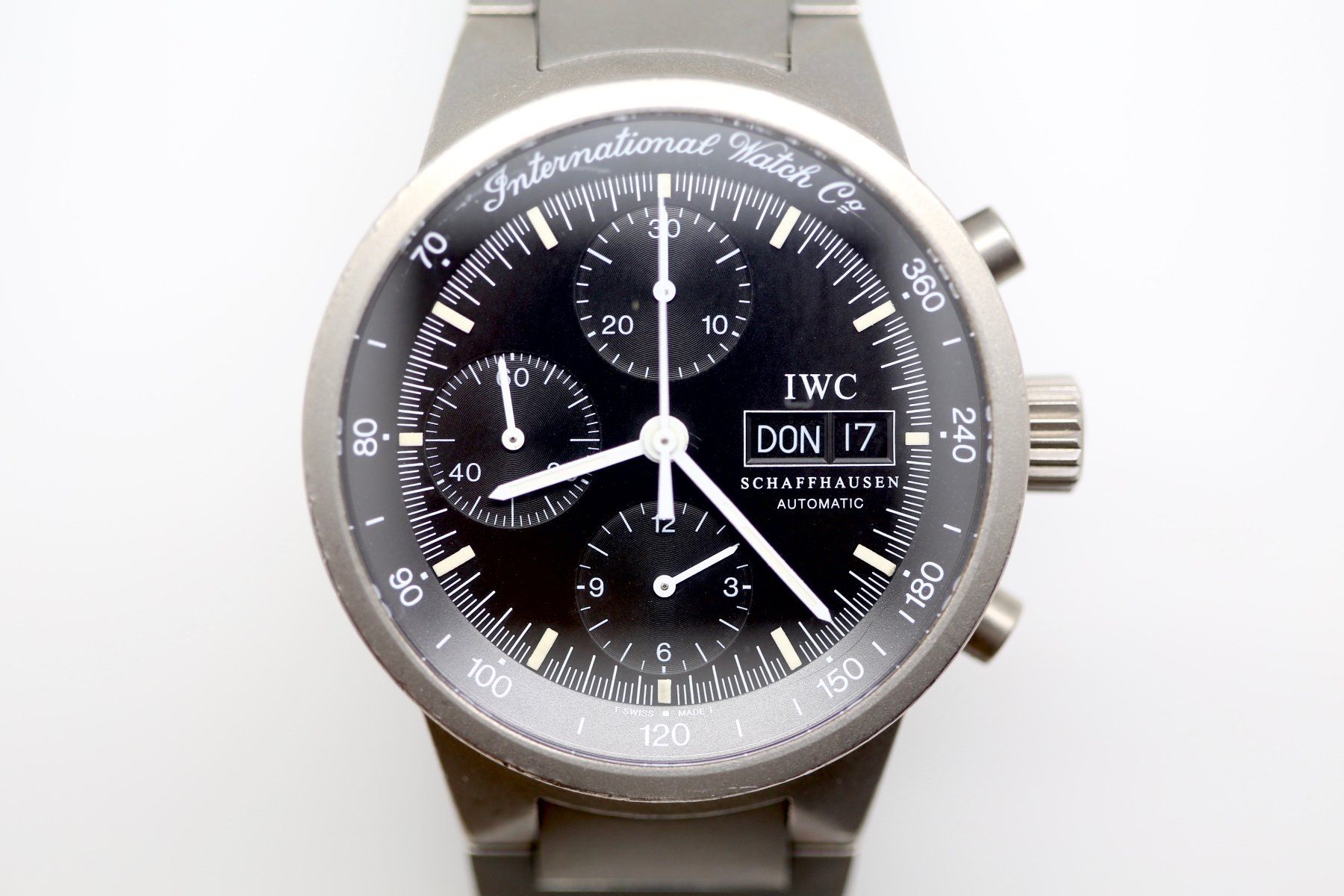 IWC Uhren: IWC GST Chronograph Titanium – Gebraucht aus Reinach BL von Han-Numismatik