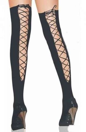 Stay-up, Stockings, schwarz