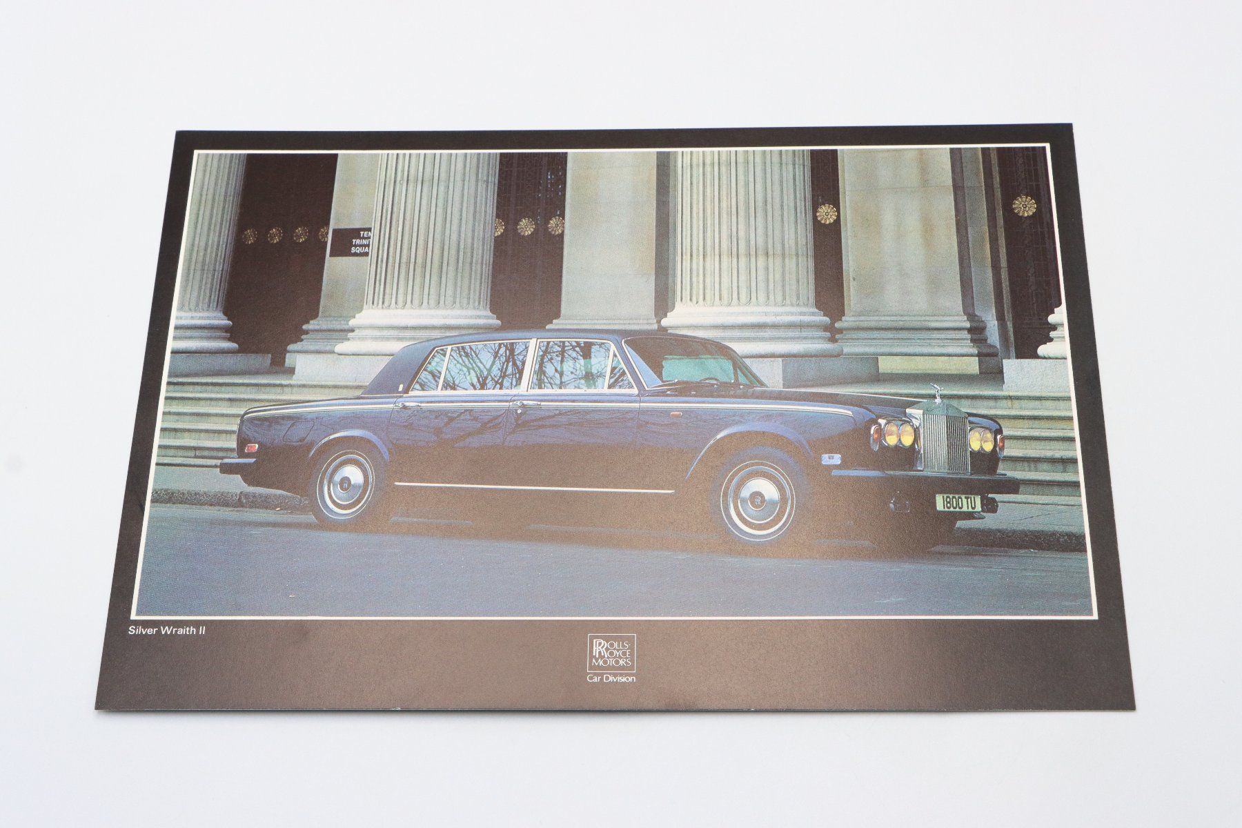 Rolls-Royce Documents: Rolls Royce Silver Wraith 2 1978 Prospektblatt – D'occasion à Bühl b.Aarberg par Collectorpassions 2