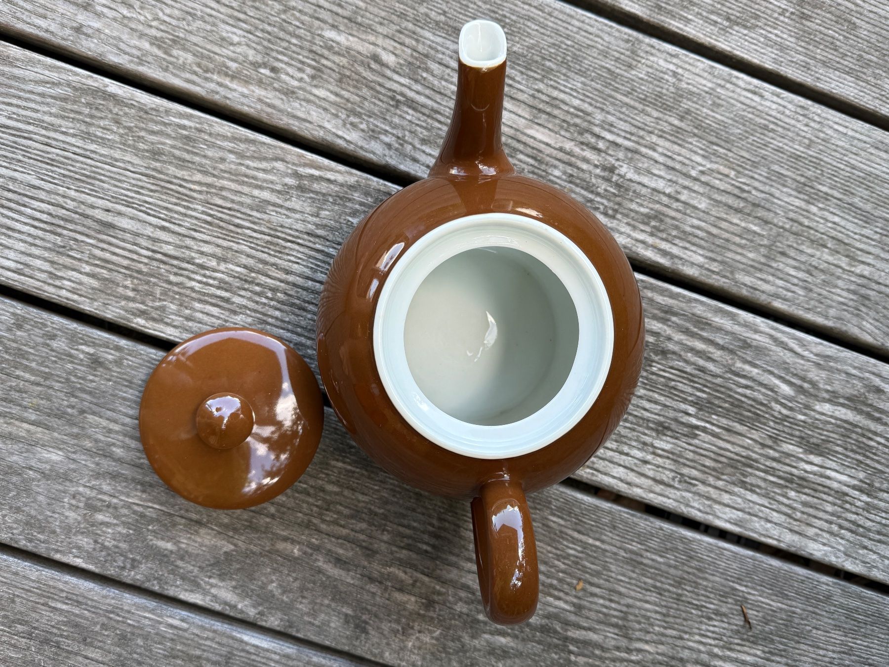 Théières: Kaffee Tee Krug braun vintage – D'occasion à Wittwil par Schnaeppli64 1