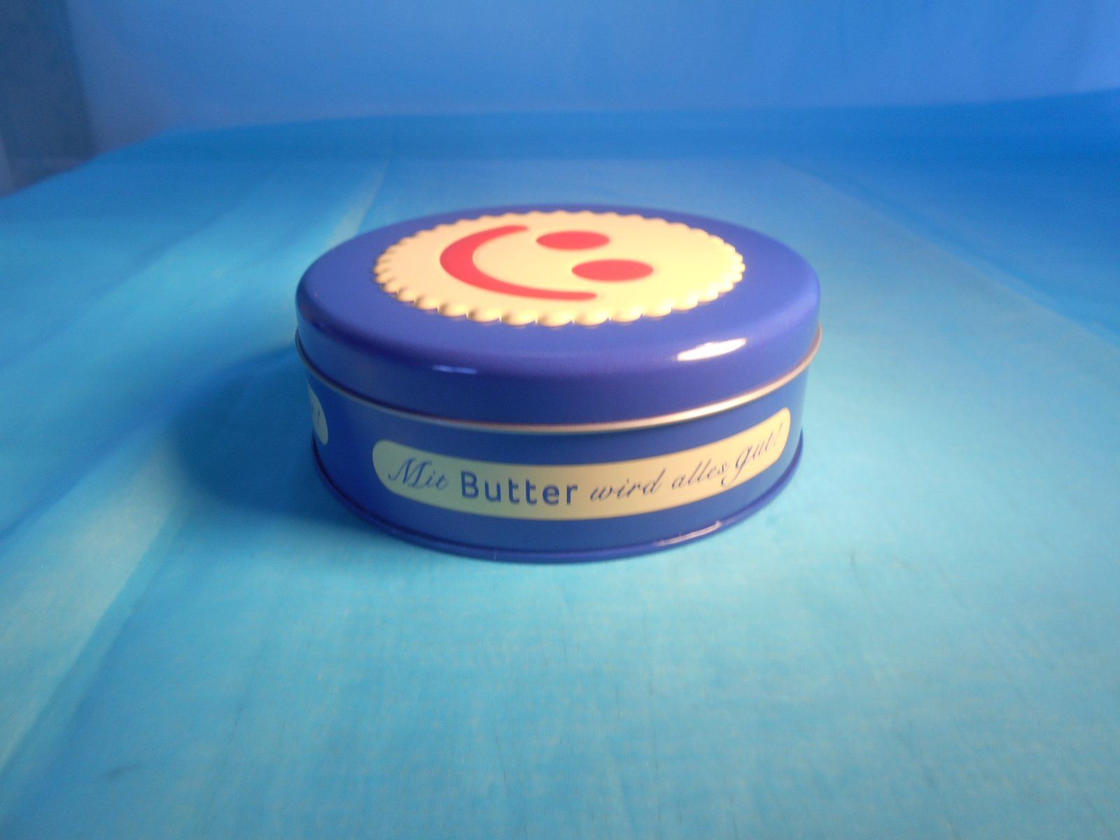 Altro in Decorazioni & Accessori: Swissmilk Blechdose mit Spitzbube, blau, Smiley – Usato da Bellach venduto da JingleCherry 1